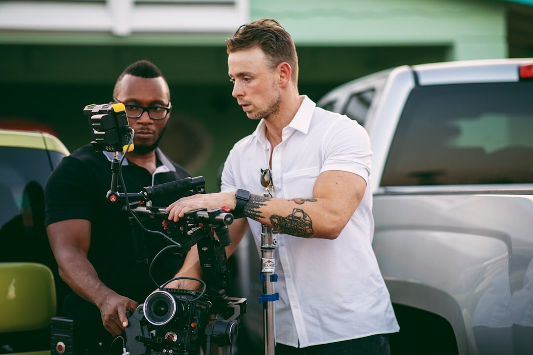 famous actor on set