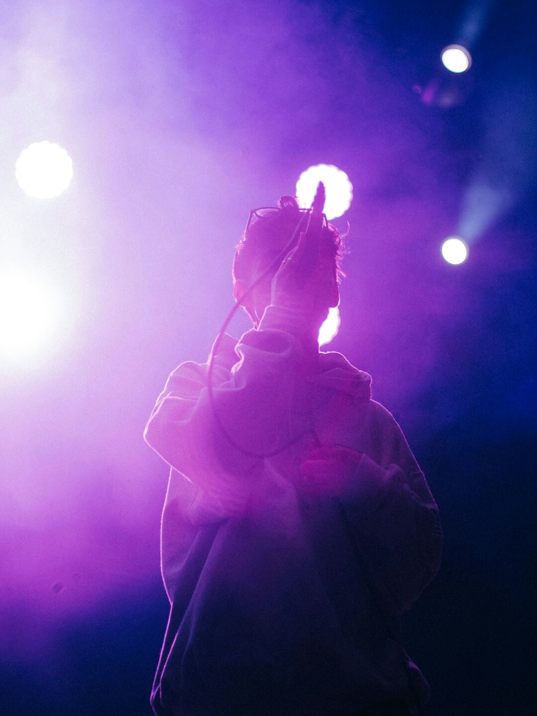 famous singer on stage